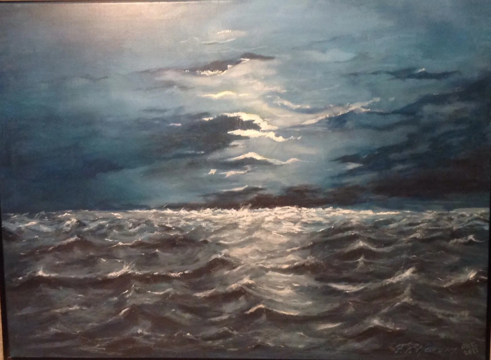 Maleri nr 9 60 cm X 80 cm
